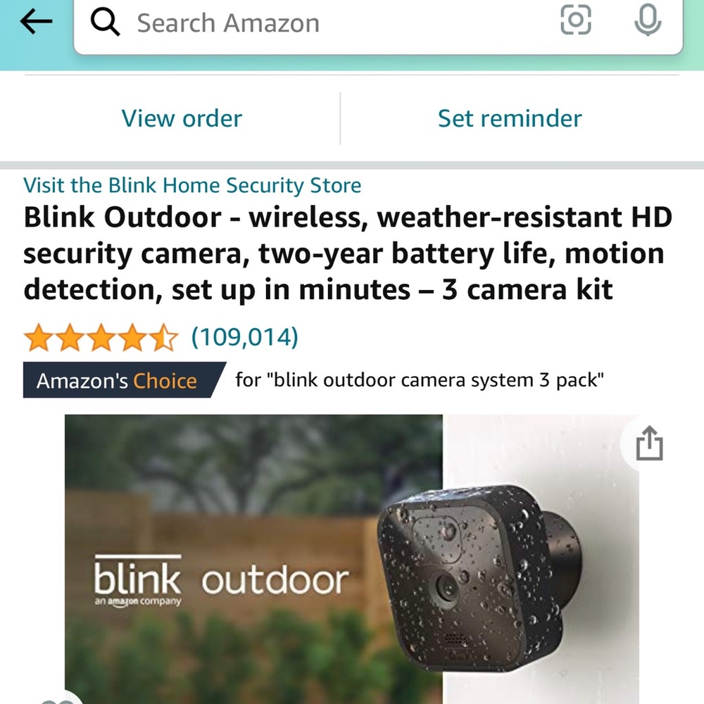 Blink outdoor camera set